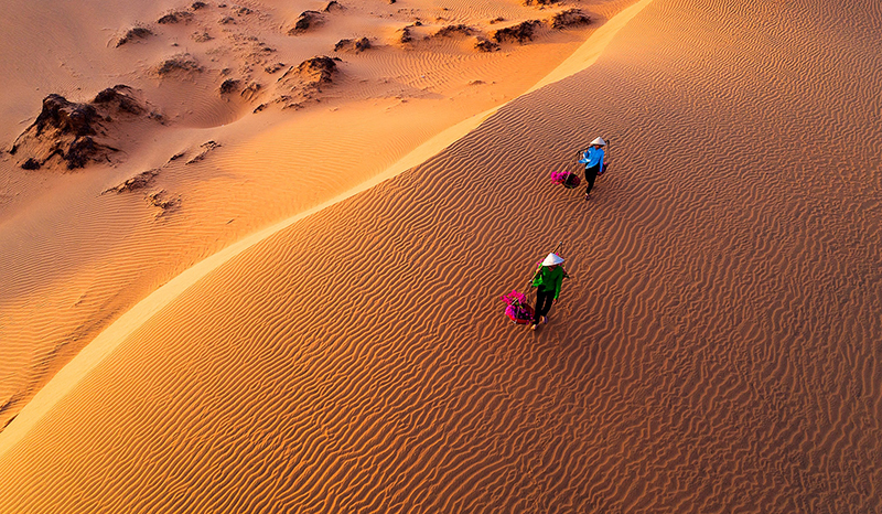 Trải nghiệm vi vu tại Đồi cát bay Mũi Né - Phan Thiết