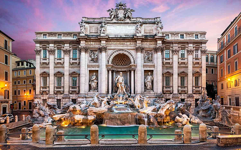 Đài phun nước Trevi - Italy