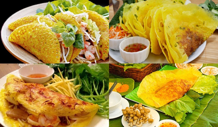 Bánh xèo vàng ươm - TOP những món ăn ngon ở Nha Trang 